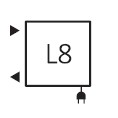 L8 - boczne lewe z grzałką